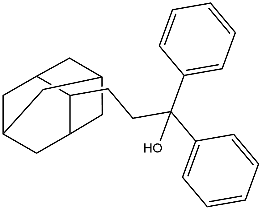 Tricyclo[3.3.1.13,7]decane-2-propanol, α,α-diphenyl- 结构式