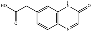 2-(3-氧代-3,4-二氢喹喔啉-6-基)乙酸 结构式