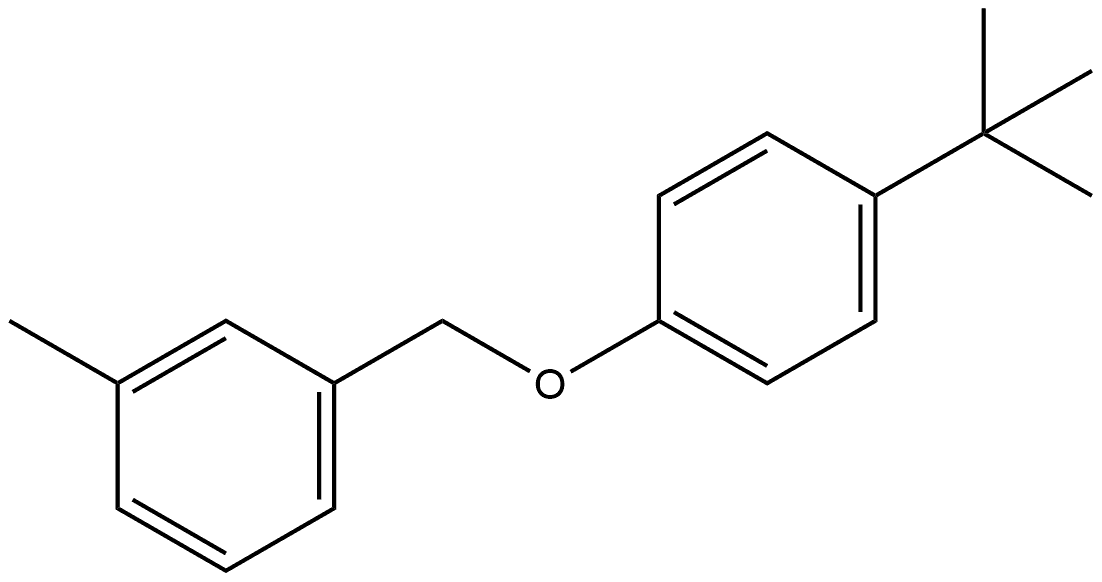 1-[[4-(1,1-Dimethylethyl)phenoxy]methyl]-3-methylbenzene 结构式