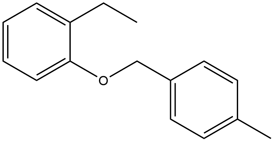 Benzene, 1-ethyl-2-[(4-methylphenyl)methoxy]- 结构式