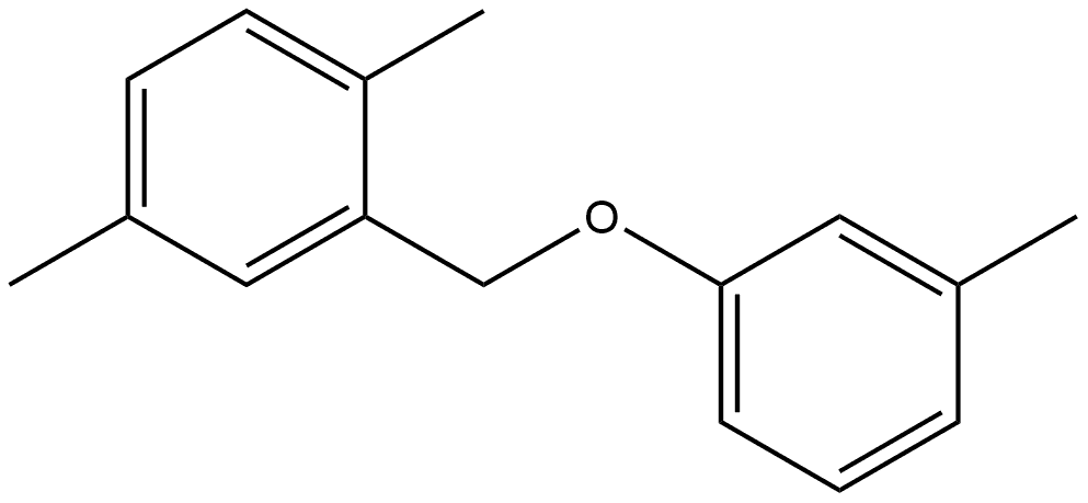 1,4-Dimethyl-2-[(3-methylphenoxy)methyl]benzene 结构式