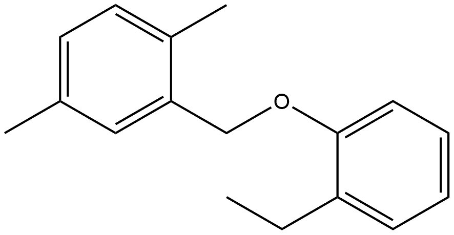 2-[(2-Ethylphenoxy)methyl]-1,4-dimethylbenzene 结构式