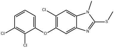 三氯苯达唑杂质4 结构式