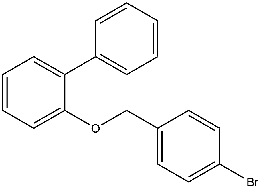 Benzene, 1-[([1,1'-biphenyl]-2-yloxy)methyl]-4-bromo- 结构式