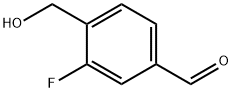 3-氟-4-(羟甲基)苯甲醛 结构式