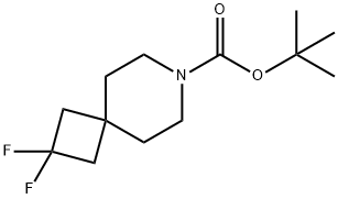 7-BOC-2,2-二氟-7-氮杂螺[3.5]壬烷 结构式