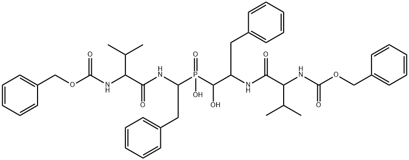 Bis(cbz-Val-Phe)phosphinate isostere 结构式