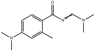 Benzamide, 4-(dimethylamino)-N-[(dimethylamino)methylene]-2-methyl- 结构式