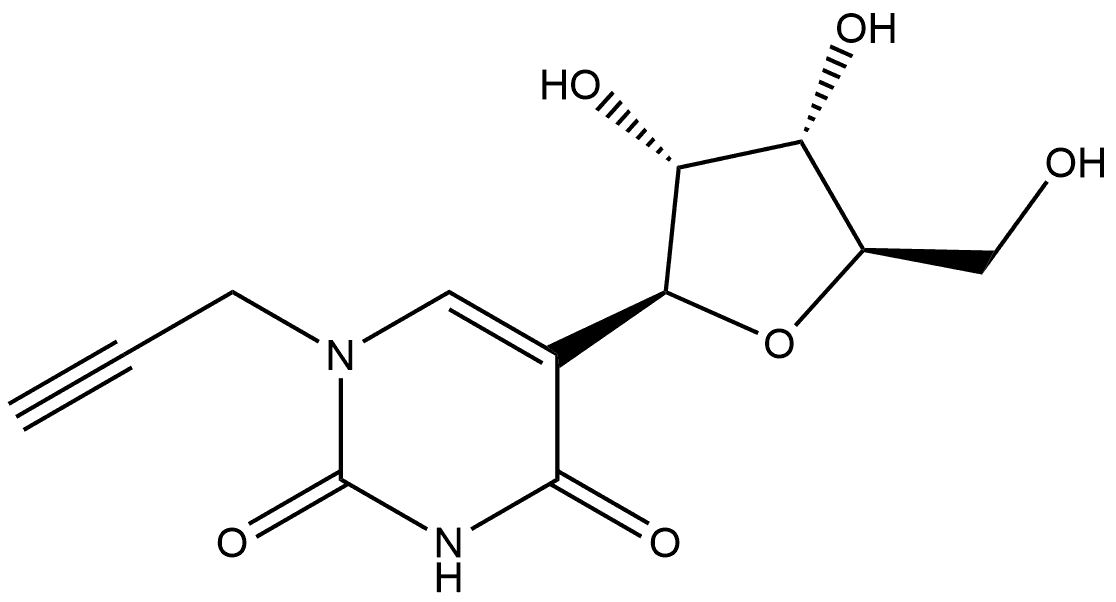 N1-Propargyl pseudouridine 结构式