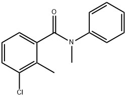 Benzamide, 3-chloro-N,2-dimethyl-N-phenyl- 结构式