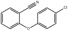 2-(4-氯苯氧基)苯甲腈 结构式