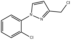 3-(氯甲基)-1-(2-氯苯基)-1H-吡唑 结构式