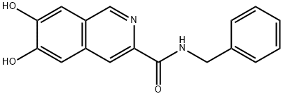 N-Benzyl-6,7-dihydroxyisoquinoline-3-carboxamide 结构式
