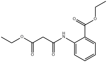 Benzoic acid, 2-[(3-ethoxy-1,3-dioxopropyl)amino]-, ethyl ester 结构式