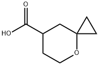 4-氧杂螺[2.5]辛烷-7-羧酸 结构式