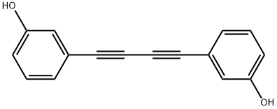 Phenol, 3,3'-(1,3-butadiyne-1,4-diyl)bis- 结构式