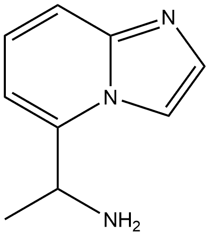 1-(imidazo[1,2-a]pyridin-5-yl)ethanamine 结构式