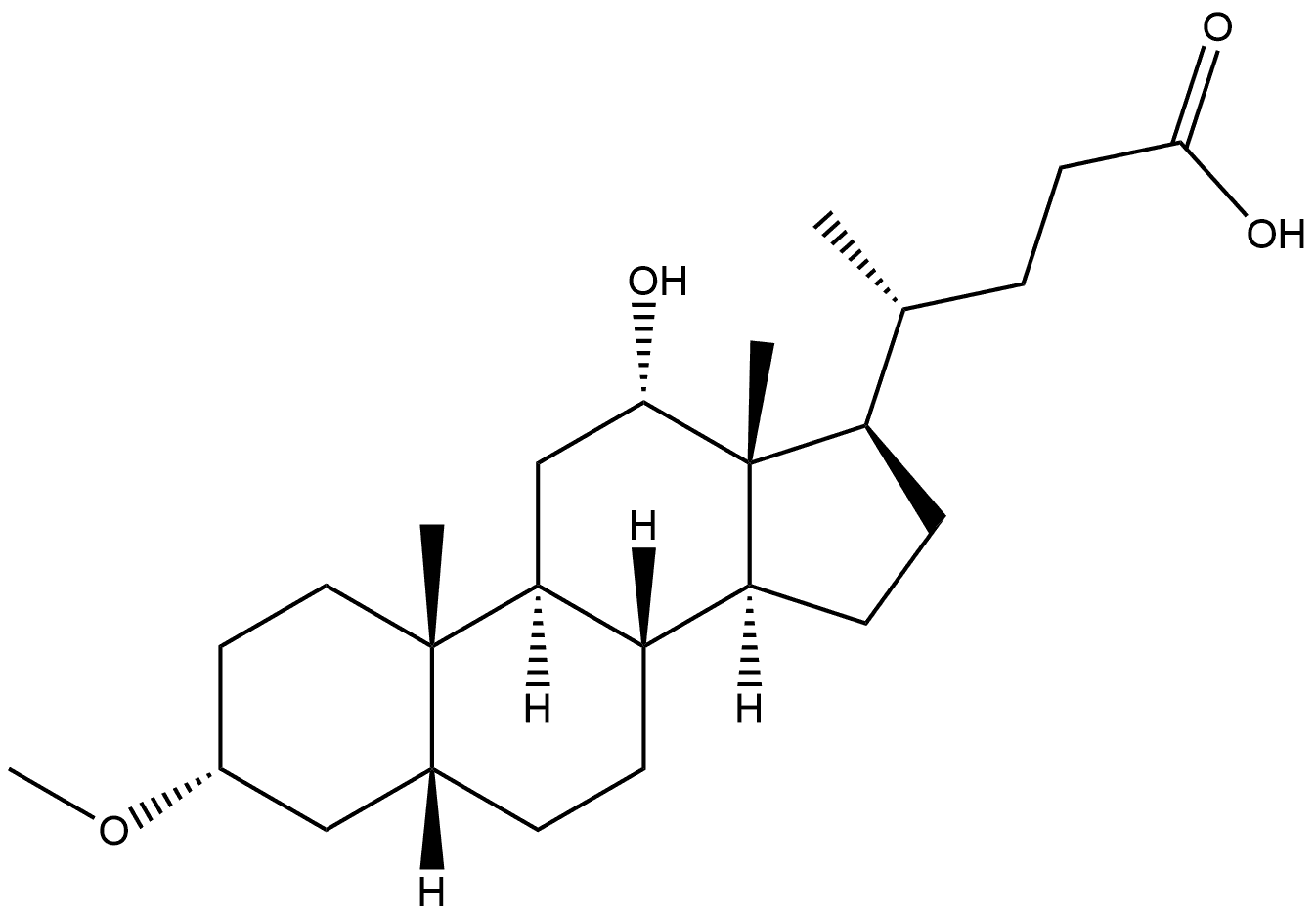 胆酸杂质 100 结构式