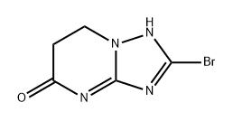 2-溴-6,7-二氢-[1,2,4]三唑并[1,5-A]嘧啶-5(1H)-酮 结构式