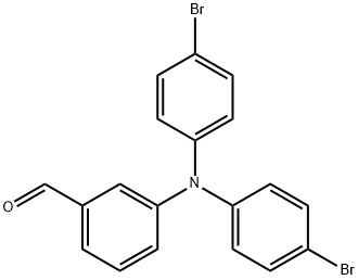 3-(双(4-溴苯基)氨基)苯甲醛 结构式