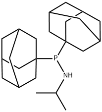 N - ( 1 -甲基乙基) - P,P -双(三环[ 3.3.1.13,7 ]- 1 -癸基)膦酰胺 结构式