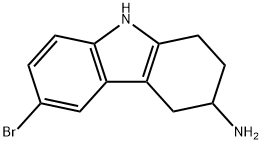 6-溴-2,3,4,9-四氢-1H-咔唑-3-胺 结构式