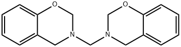 2H-1,3-Benzoxazine, 3,3'-methylenebis[3,4-dihydro- 结构式