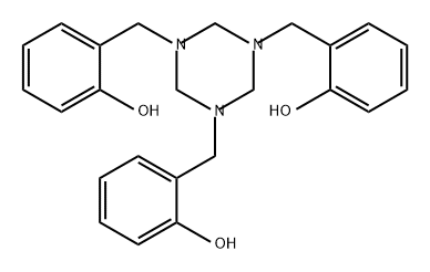 Phenol, 2,2',2''-[1,3,5-triazine-1,3,5(2H,4H,6H)-triyltris(methylene)]tris- (9CI) 结构式