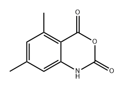 2H-3,1-Benzoxazine-2,4(1H)-dione, 5,7-dimethyl- 结构式