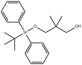 3-((叔丁基二苯基硅烷基)氧基)-2,2-二甲基丙-1-醇 结构式