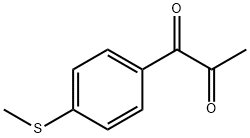 1-(4-甲硫基苯基)-1,2-丙二酮 结构式