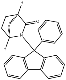 2-Azabicyclo[2.2.1]heptan-3-one, 2-(9-phenyl-9H-fluoren-9-yl)-, (1S,4R)- 结构式