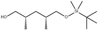 1-Pentanol, 5-[[(1,1-dimethylethyl)dimethylsilyl]oxy]-2,4-dimethyl-, (2S,4R)- 结构式