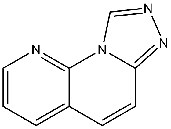 1,2,4]三唑并[4,3-A][1,8]萘啶 结构式