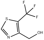 (5-(三氟甲基)噻唑-4-基)甲醇 结构式