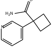 Cyclobutanecarboxamide, 1-(3-pyridinyl)- 结构式