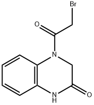 2(1H)-Quinoxalinone, 4-(2-bromoacetyl)-3,4-dihydro- 结构式