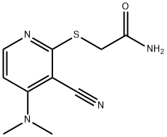 Acetamide, 2-[[3-cyano-4-(dimethylamino)-2-pyridinyl]thio]- 结构式