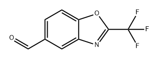 2-(三氟甲基)苯并[D]唑-5-甲醛 结构式