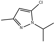 5-氯-3-甲基-1-(丙-2-基)-1H-吡唑 结构式
