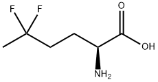 L-Norleucine, 5,5-difluoro- 结构式