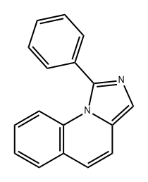 Imidazo[1,5-a]quinoline, 1-phenyl- 结构式