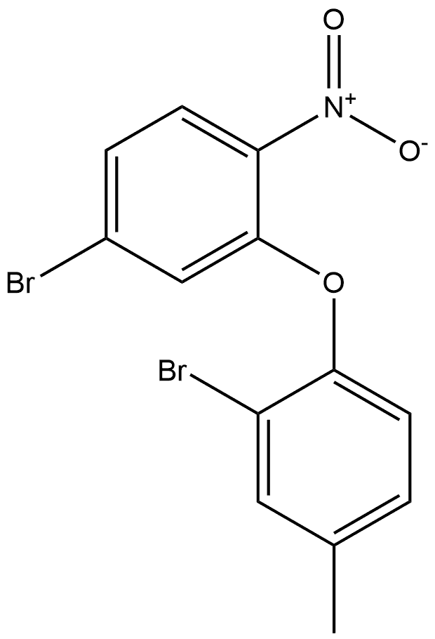 2-bromo-1-(5-bromo-2-nitrophenoxy)-4-methylbenzene 结构式