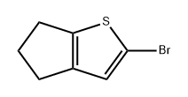 2-溴-5,6-二氢-4H-环戊二烯[B]噻吩 结构式