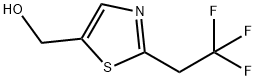 2-(2,2,2-三氟乙基)-5-噻唑甲醇 结构式