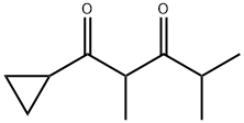 1-环丙基-2,4-二甲基戊烷-1,3-二酮 结构式