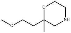 2-(2-甲氧基乙基)-2-甲基吗啉 结构式