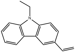 9-乙基-3-乙烯基-9H-咔唑 结构式