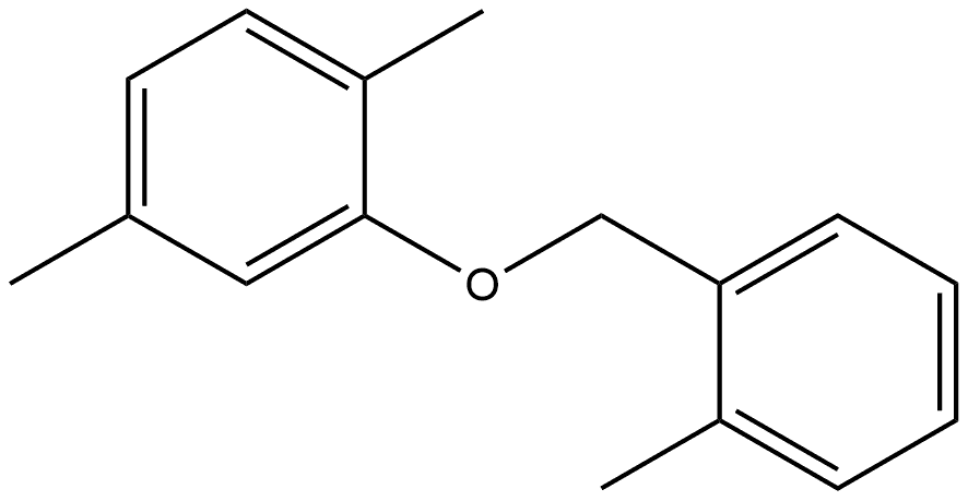 1,4-Dimethyl-2-[(2-methylphenyl)methoxy]benzene 结构式