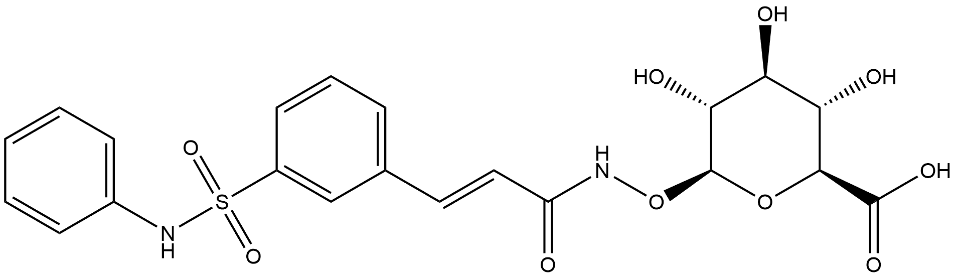 Belinostat Glucuronide 结构式
